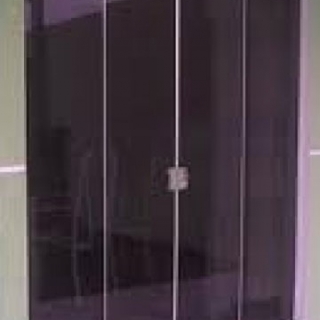 Porta 4 folhas Temperado Trilho Embutido 